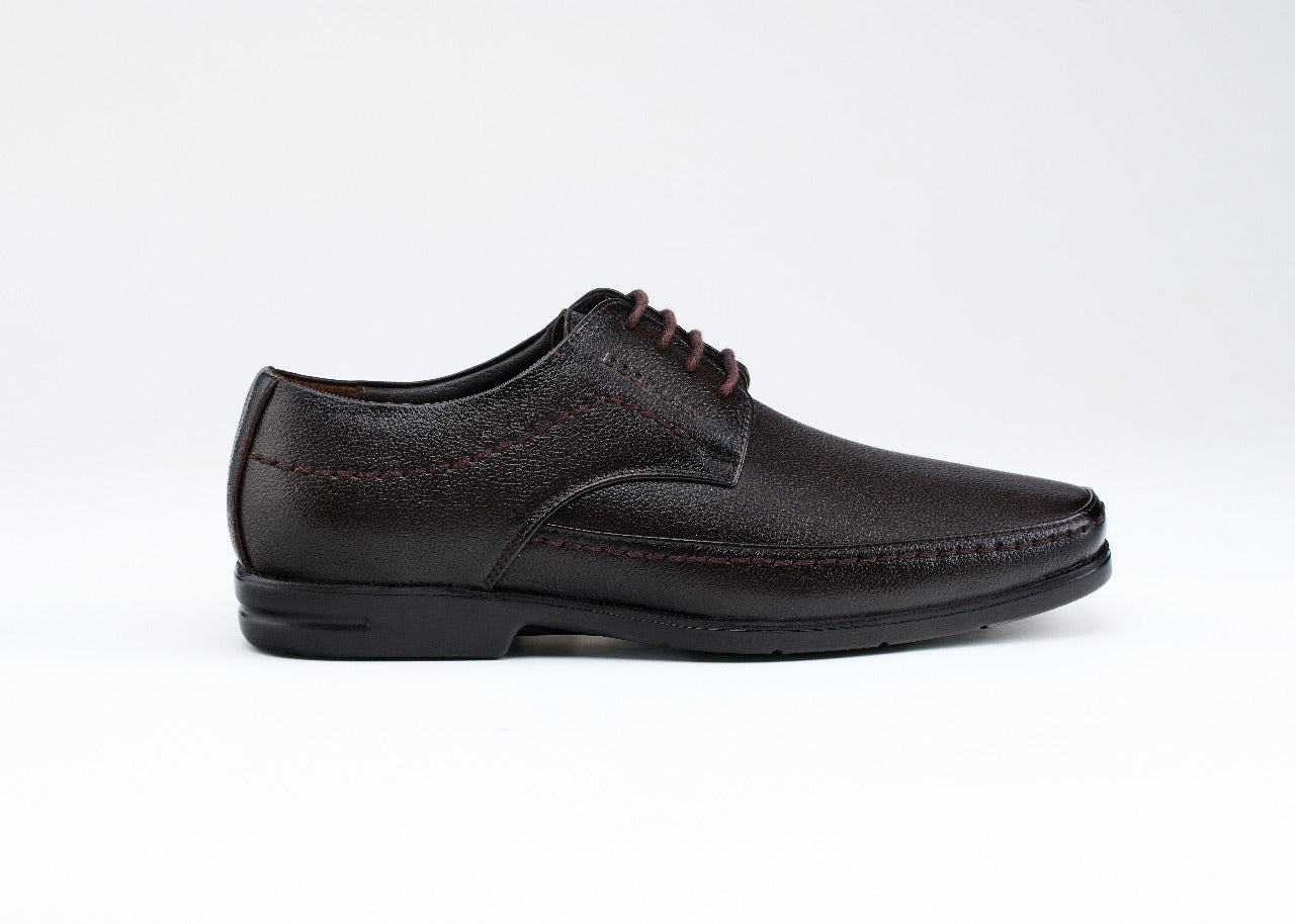 Airport-Friendly Leather Shoes 636 BK / DBN