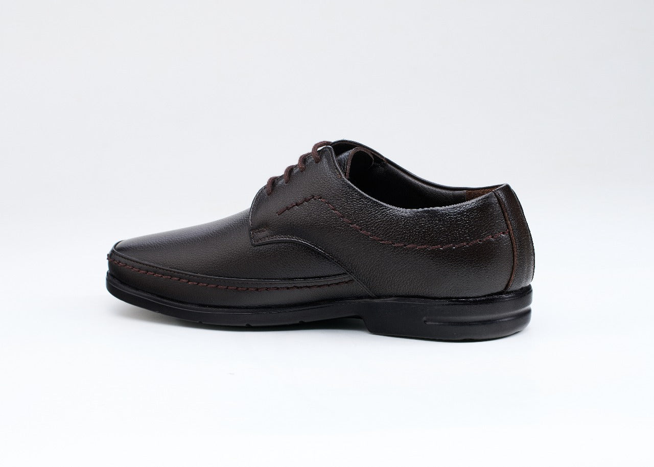 Airport-Friendly Leather Shoes 636 BK / DBN