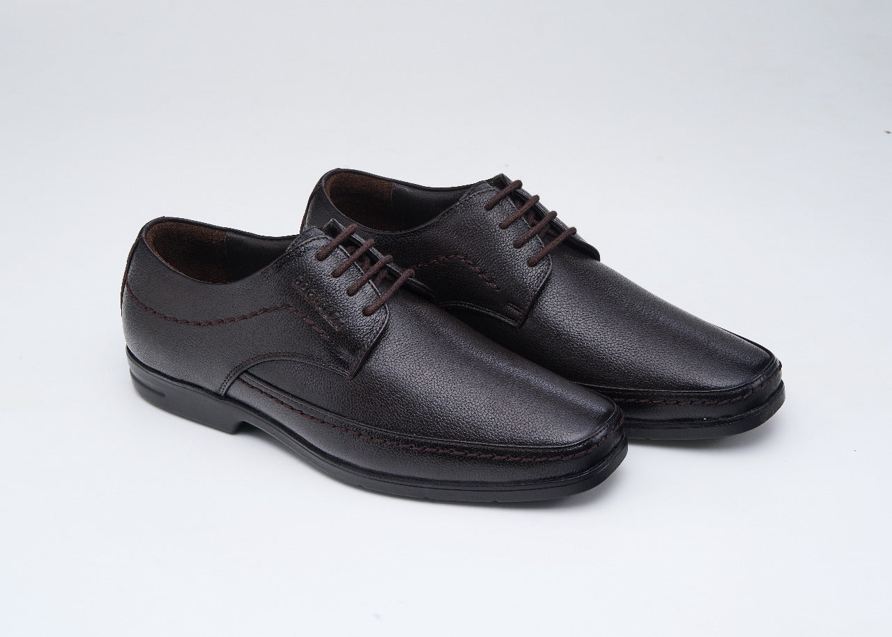 Airport-Friendly Leather Shoes -636 DBN & BK