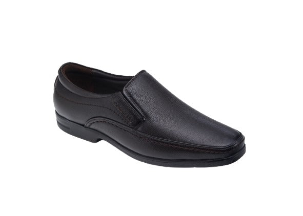 Airport-Friendly Leather Shoes -637BK & DBN
