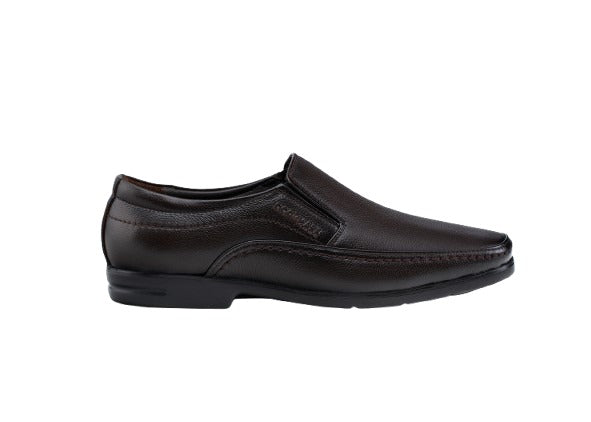 Airport-Friendly Leather Shoes -637BK & DBN