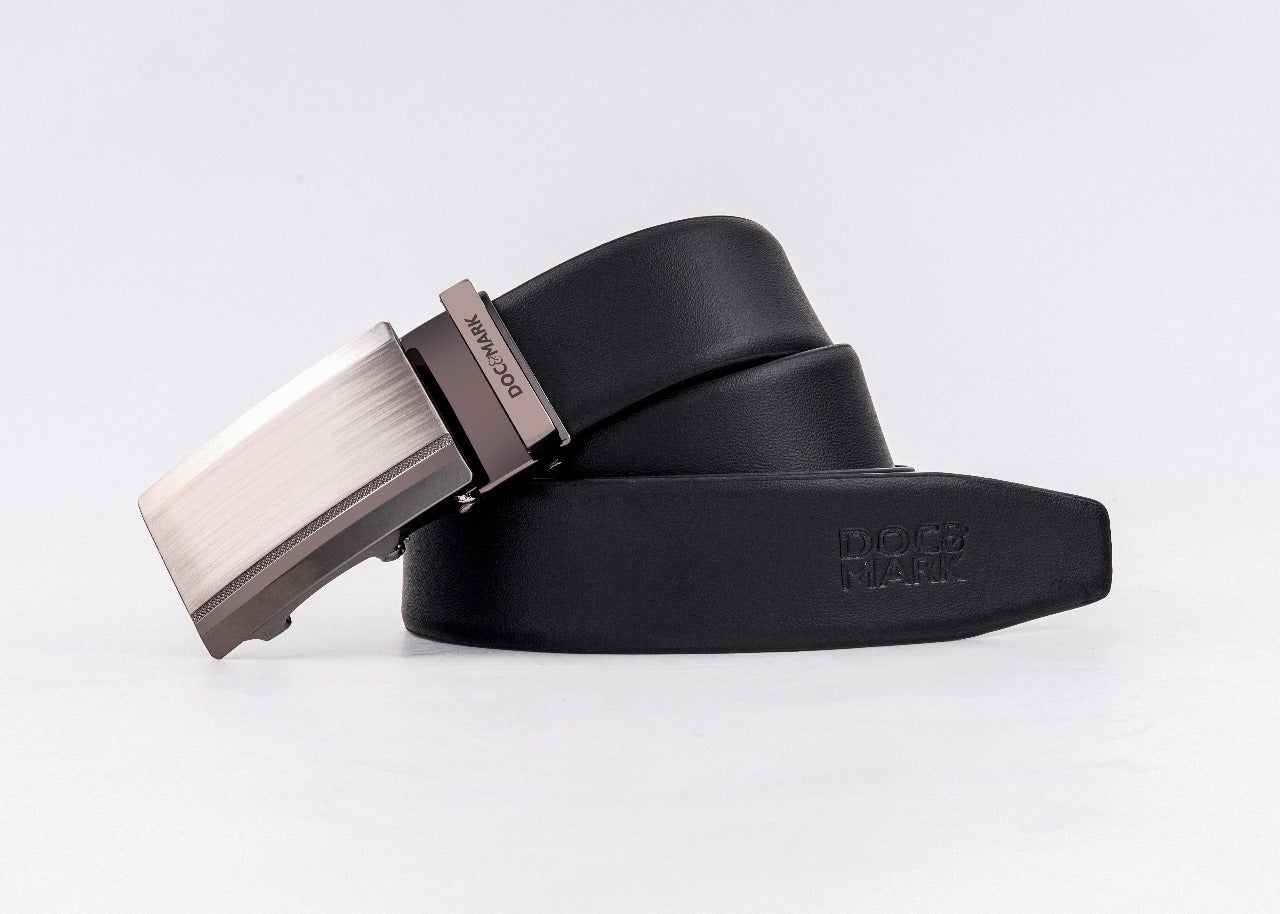 Auto Lock Reversible Leather Belt - AL16REV