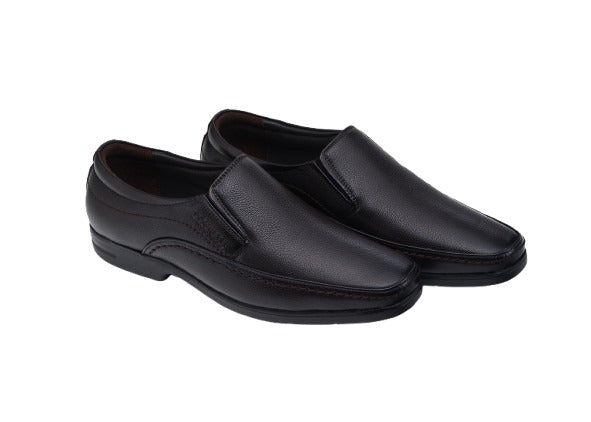 Airport-Friendly Leather Shoes 637BK & DBN