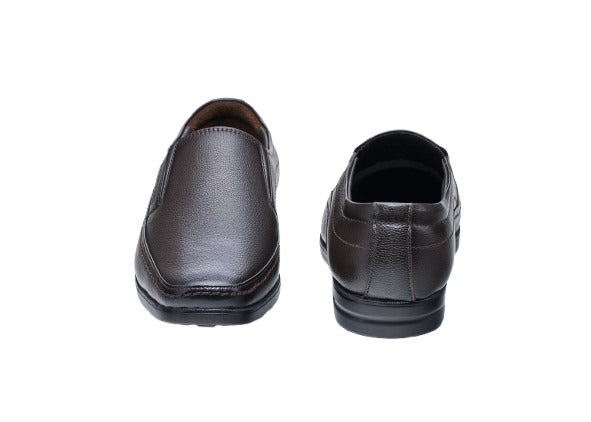 Airport-Friendly Leather Shoes 637BK & DBN