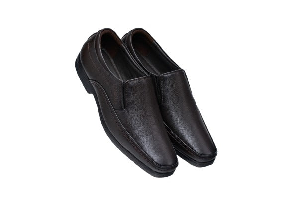 Airport-Friendly Leather Shoes 637BK & DBN