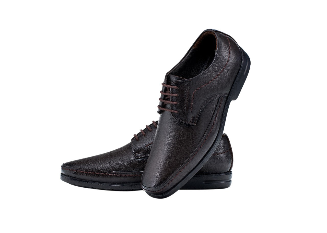 Airport-Friendly Leather Shoes 636 BK / DBN