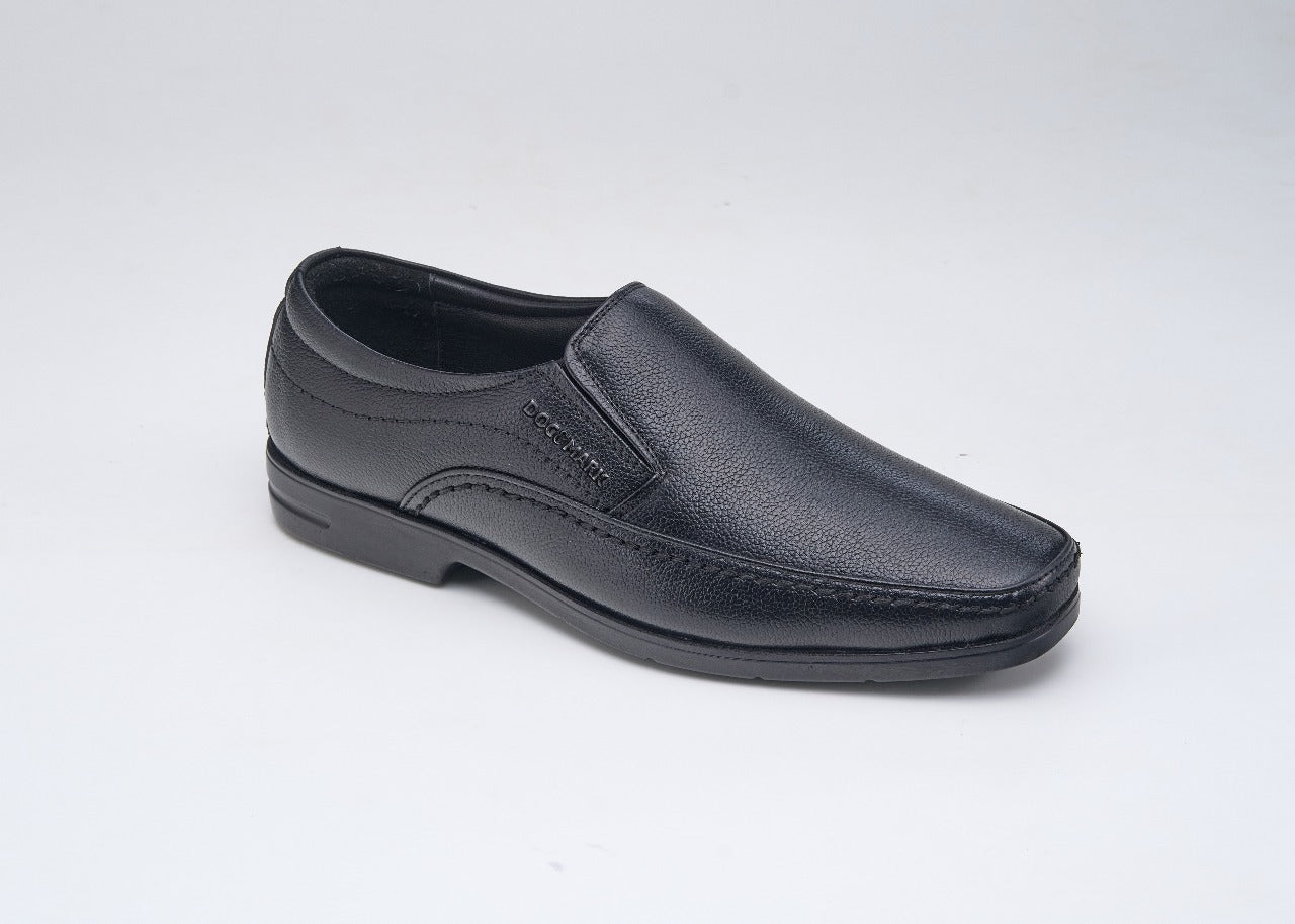 Airport-Friendly Leather Shoes 637BK & DBN