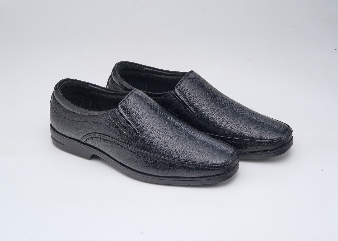 Airport-Friendly Leather Shoes 637BK & DBN