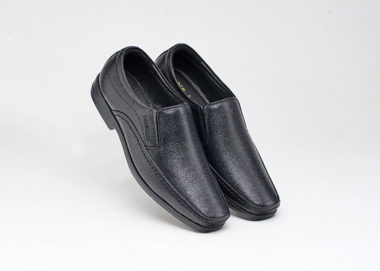 Airport-Friendly Leather Shoes 637BK & DBN
