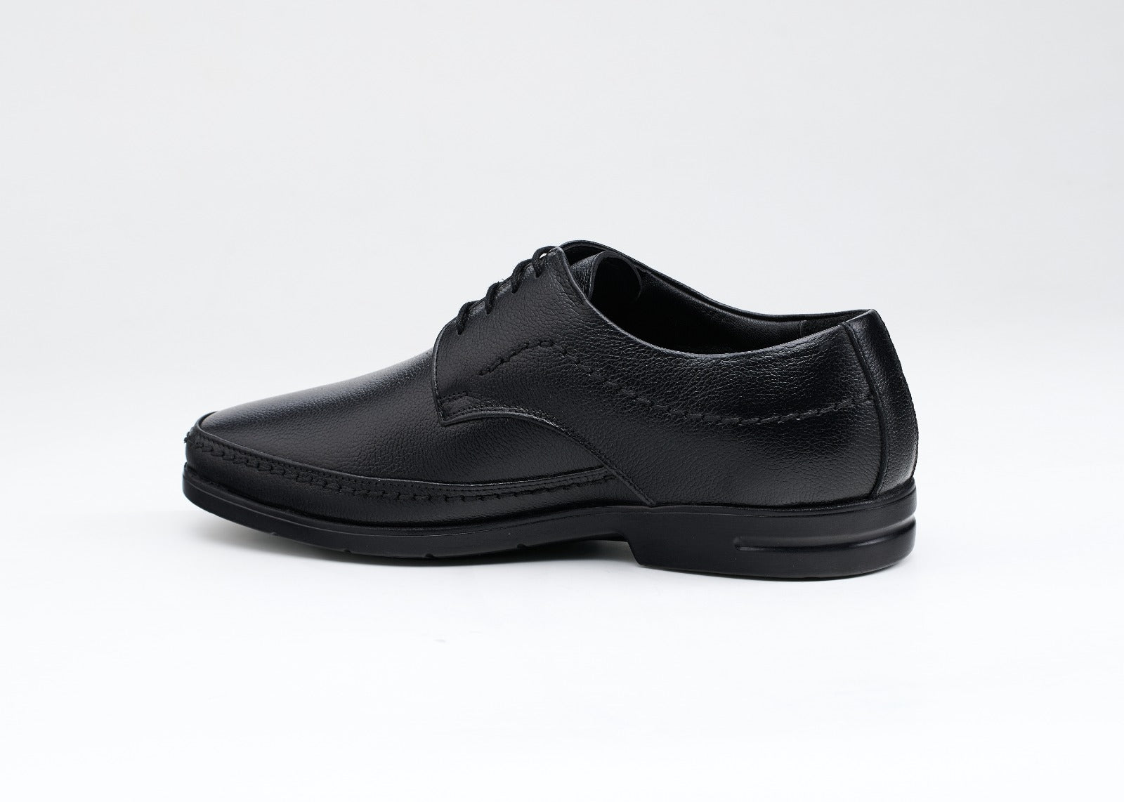 Airport-Friendly Leather Shoes 636 BK / DBN