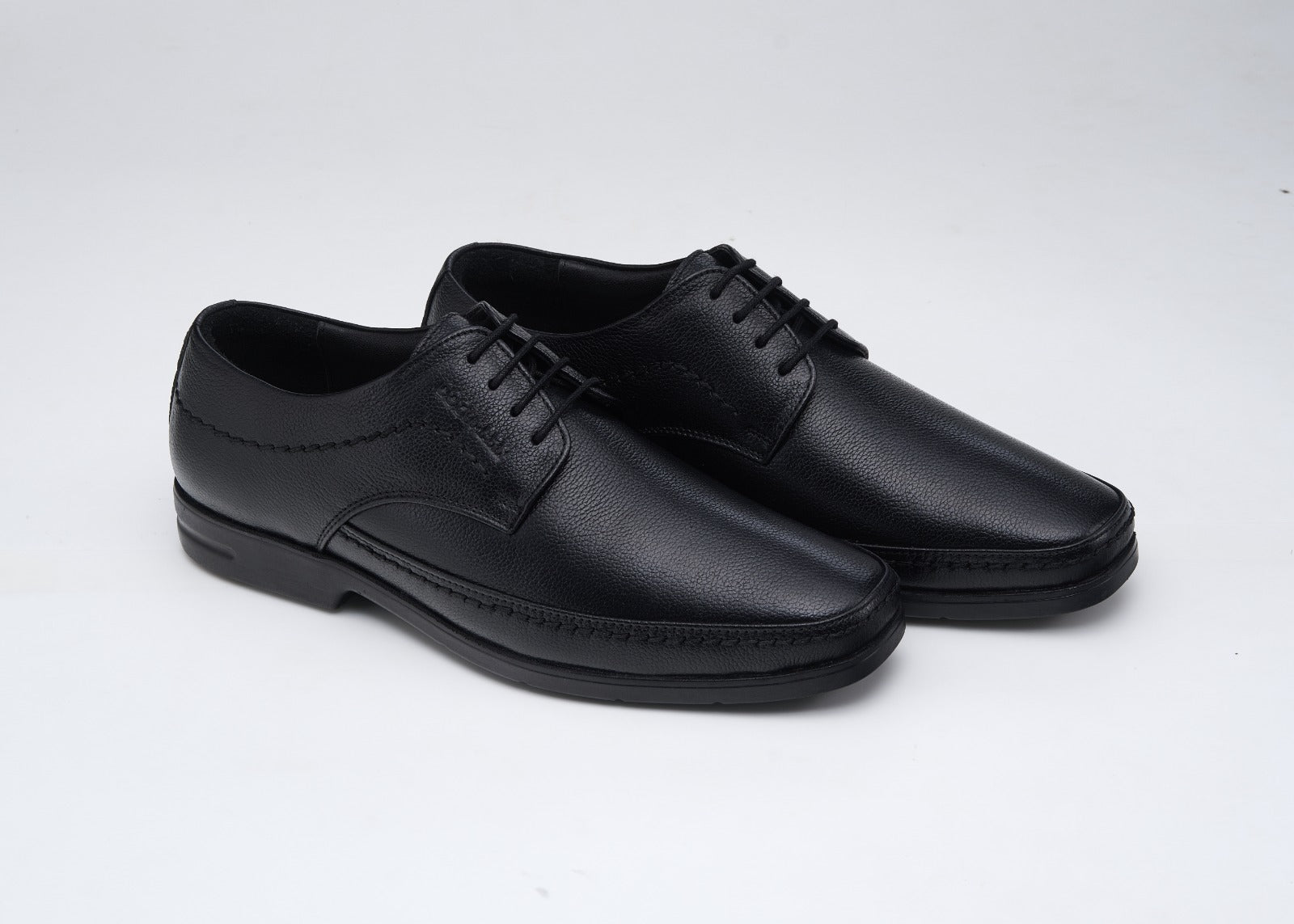 Airport-Friendly Leather Shoes 636 BK / DBN