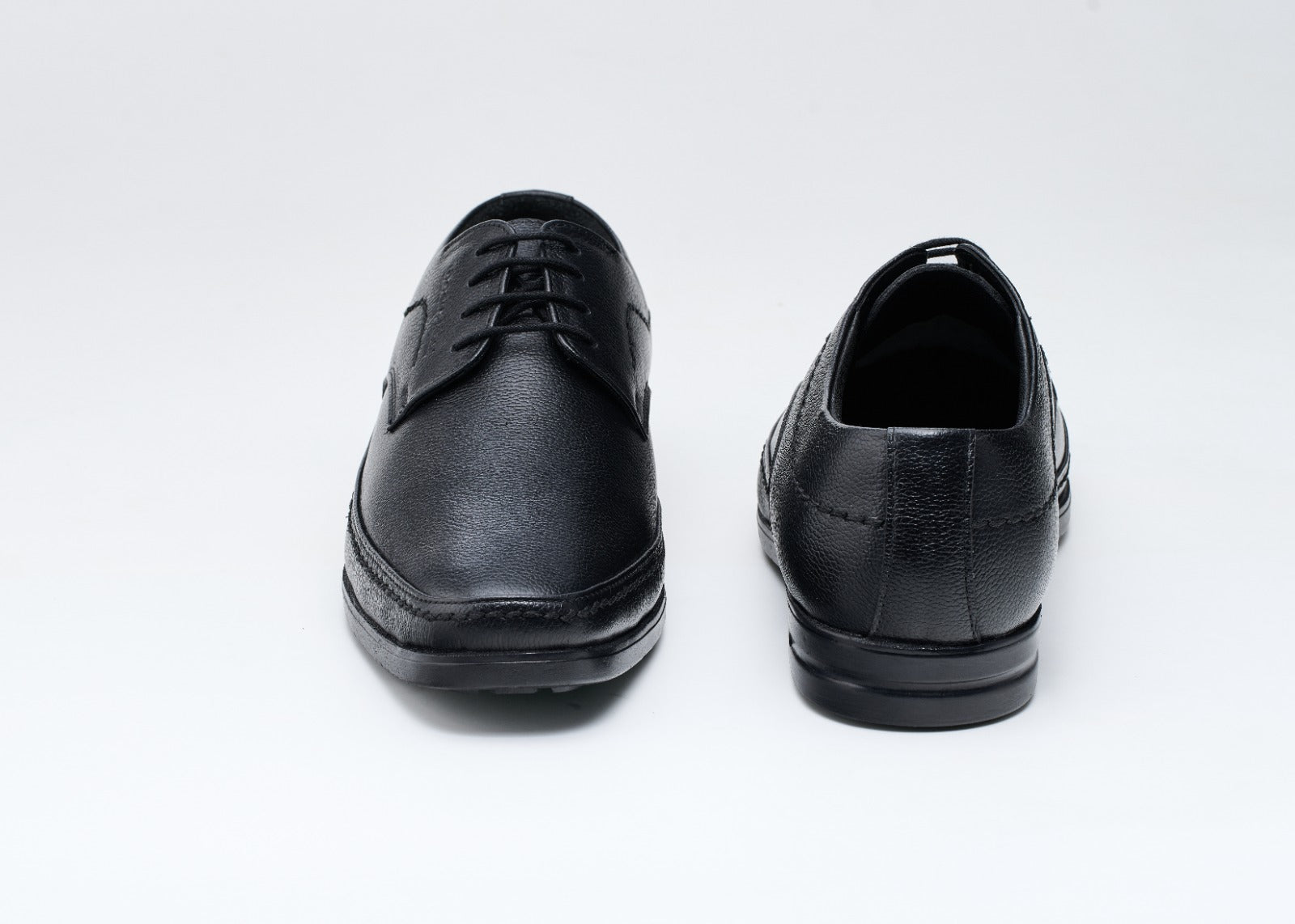 Airport-Friendly Leather Shoes 636 BK / DBN