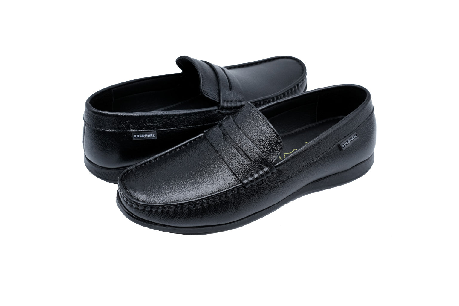 Men's Stylish Leather Loafers  621 BK/ CBN