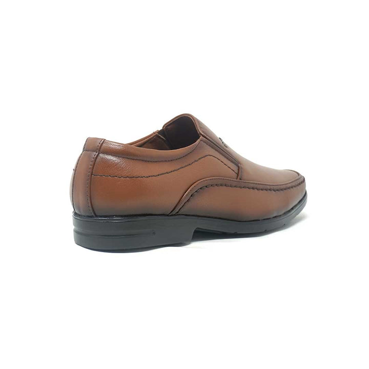 Derby and Slip-on Formal Leather Shoes - 635- BK/TN