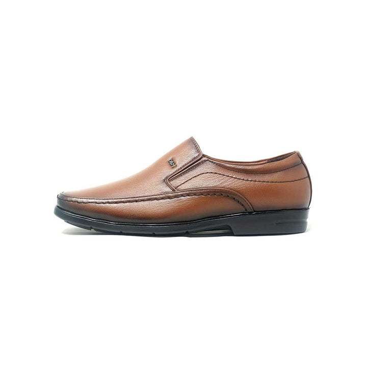 Derby and Slip-on Formal Leather Shoes - 635- BK/TN