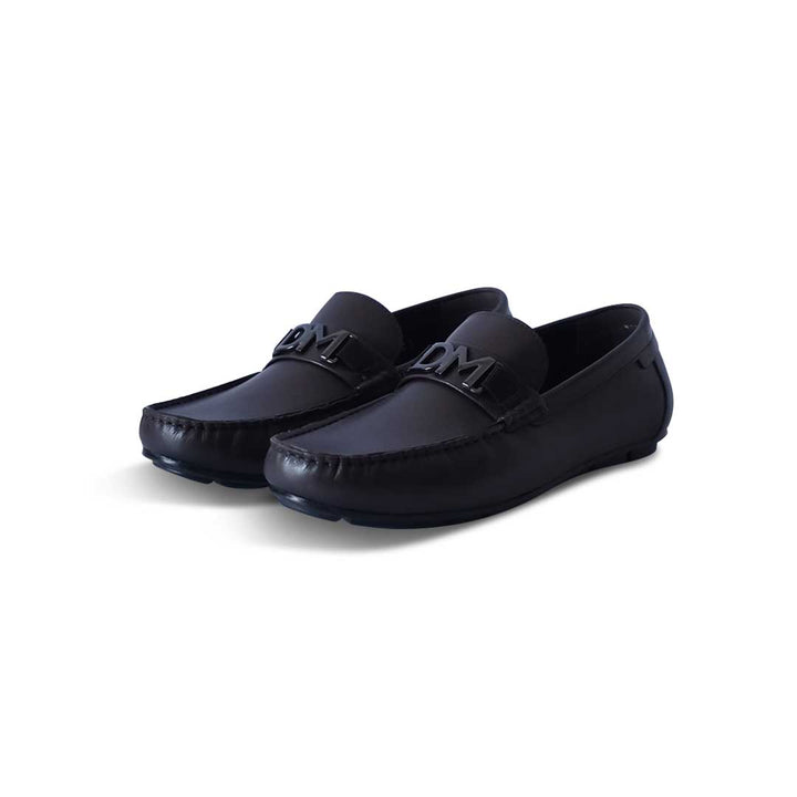 Men's Stylish Leather Loafer- 825 BK/TBC