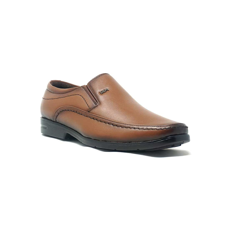 Derby and Slip-on Formal Leather Shoes - 635- BK/TN