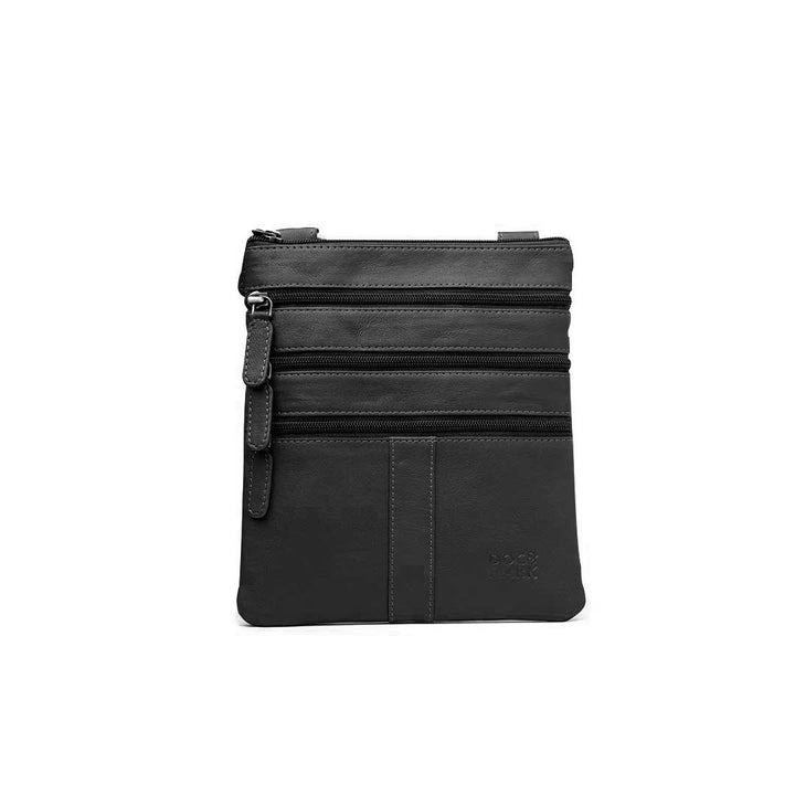 Leather Small Sling Bag - M024BN/BK