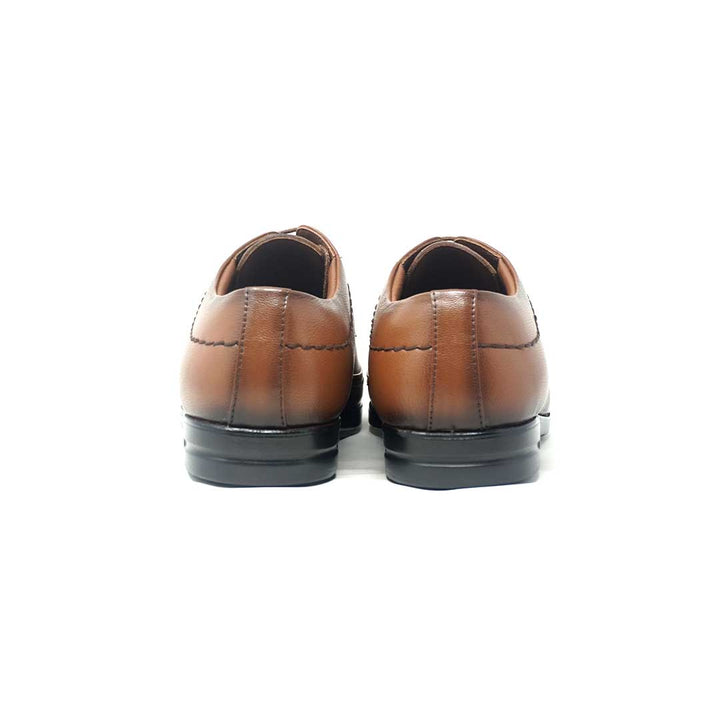 Derby and Slip-on Formal Leather Shoes - 634- BK/TN