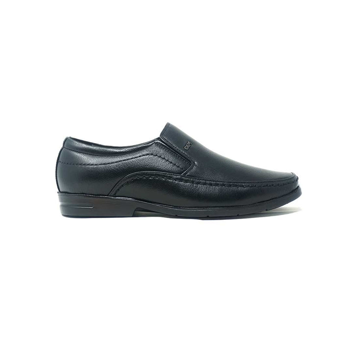 Derby and Slip-on Formal Leather Shoes - 635- BK/TN