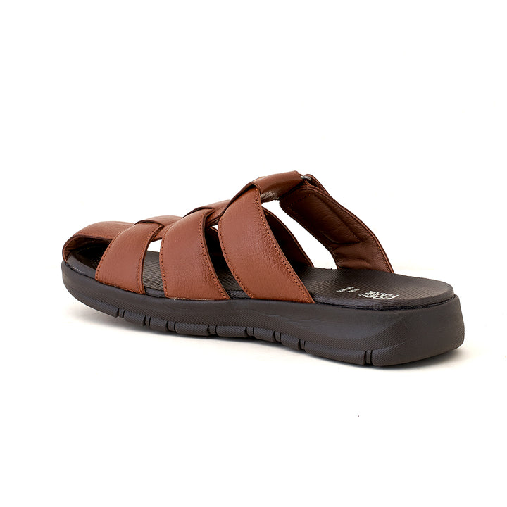Ultralite Leather Sandals for Men-1127-CHRY/TN