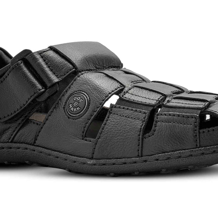 Leather Sandals for Men - 1056 BK