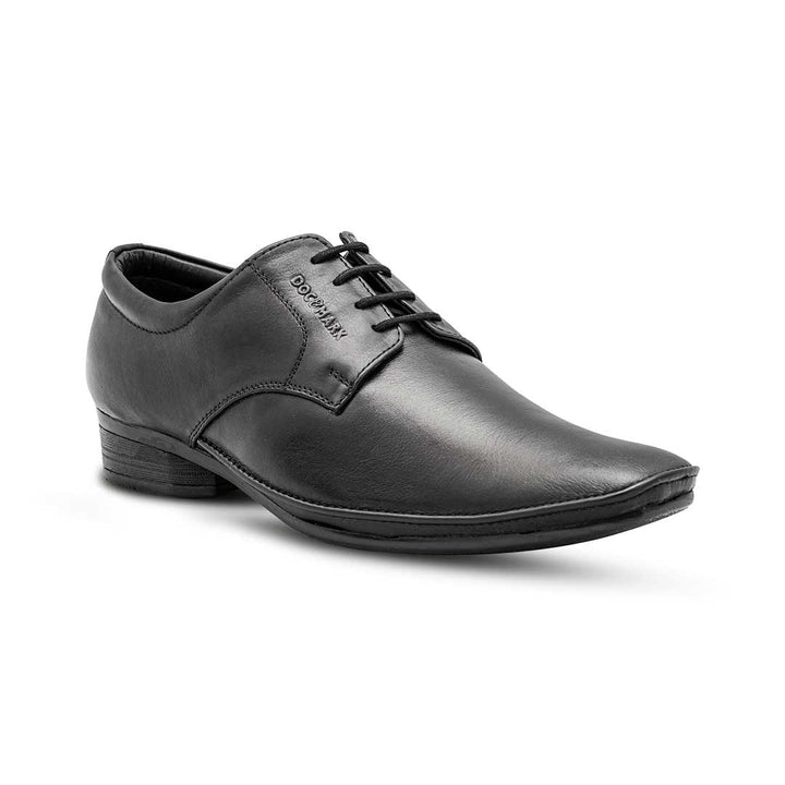 Heeled Lace Up Formal Shoes- 368 BN/BK