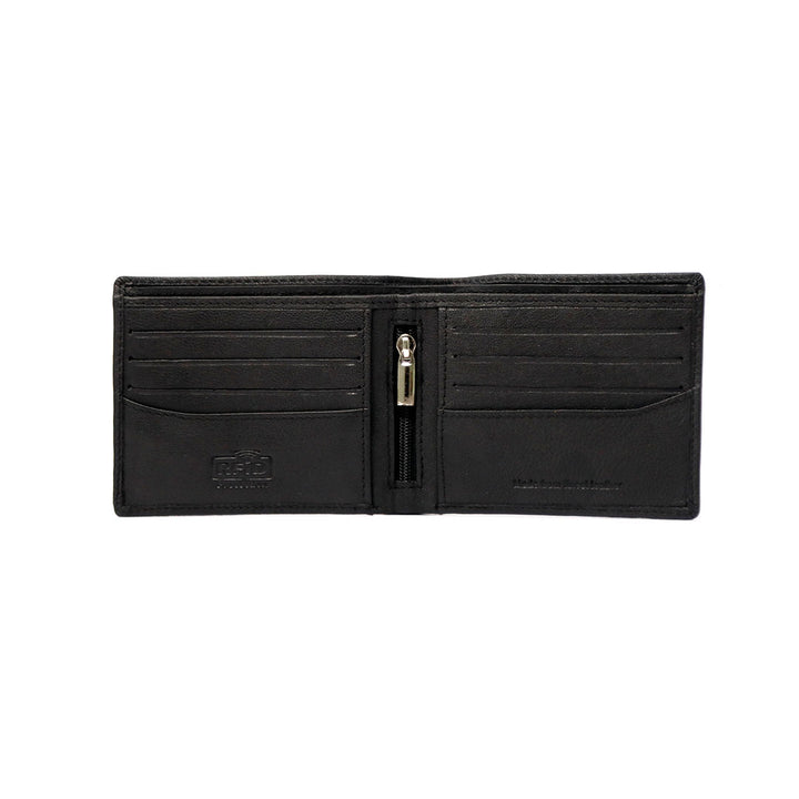 Men's Genuine leather bi-fold wallet - MNDN54BK/BN