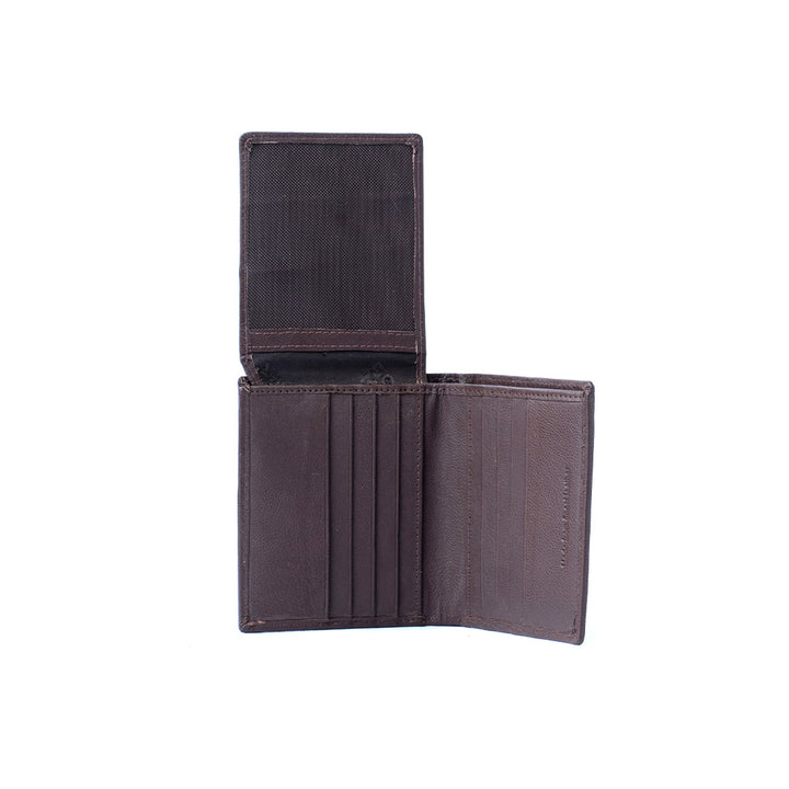 Genuine Leather RFID Card Protected Slim Formal/Casual/ Wallet for Men- MNDN28 BK/BN/CHRY/TN