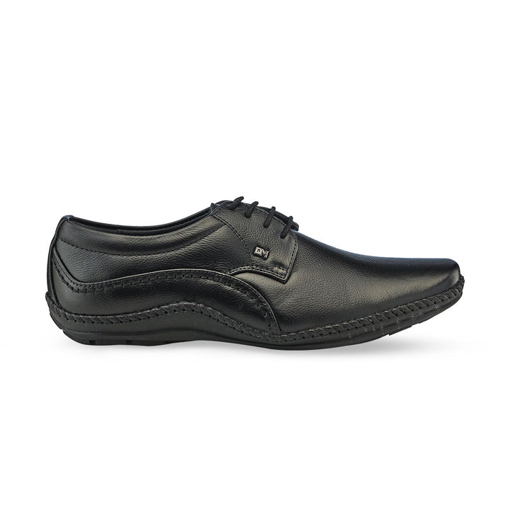 Genuine Leather Derbys Formal Shoes- 688 BK/TN