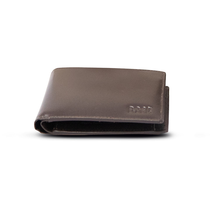 Genuine quality lining leather card case - MNDN33 BK/BN